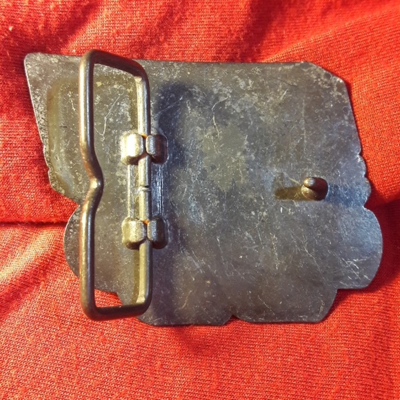 VTG Brass USA 88 Olympics Seoul brass belt buckle - Picture 2 of 4